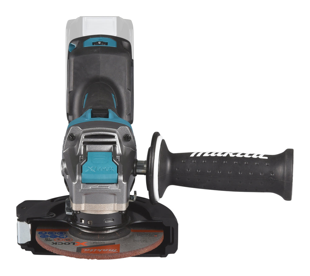 Makita Akku-Winkelschleifer – 40V max., 125 mm Scheiben, mit X-LOCK, AFT & AWS - GA041GZ