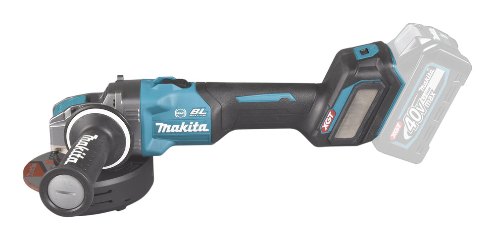 Makita Akku-Winkelschleifer – 40V max., 125 mm Scheiben, mit X-LOCK, AFT & AWS - GA041GZ