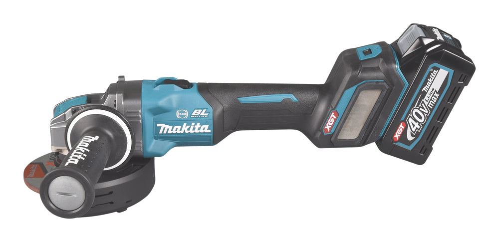 Makita Akku-Winkelschleifer – 40V max., 125 mm Scheiben, mit X-LOCK, AFT & AWS - GA041GM201