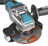 Makita Akku-Winkelschleifer – 40V max., 125 mm Scheiben, mit X-LOCK, AFT & AWS - GA041GM201