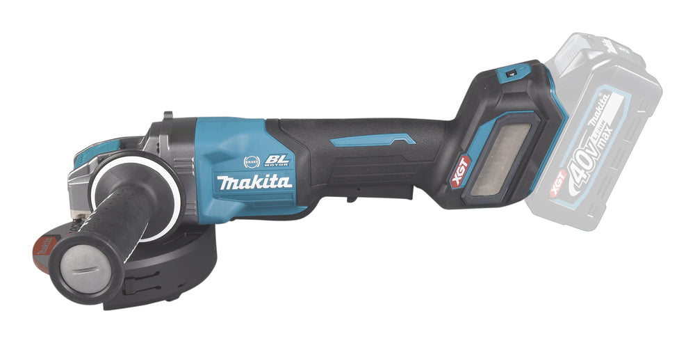 Makita Akku-Winkelschleifer – 40V max., 125 mm Scheiben, mit X-LOCK, AFT & AWS - GA044GZ