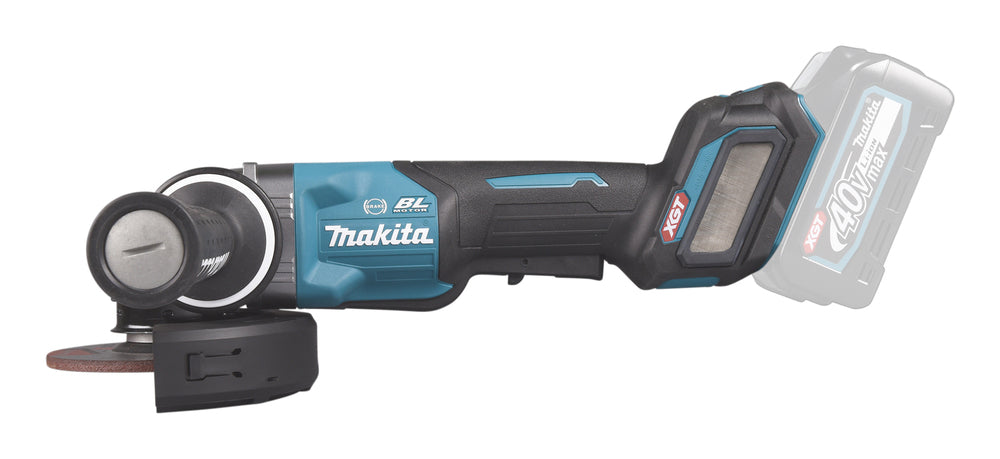 Makita Akku-Winkelschleifer – 40V max., 125 mm Scheiben, mit X-LOCK, AFT & AWS - GA044GZ