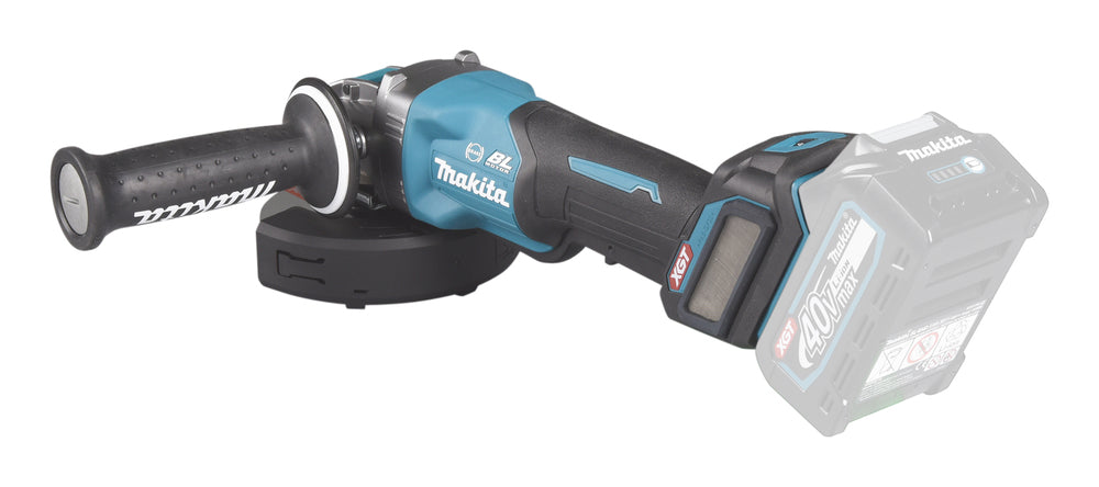 Makita Akku-Winkelschleifer – 40V max., 125 mm Scheiben, mit X-LOCK, AFT & AWS - GA044GZ