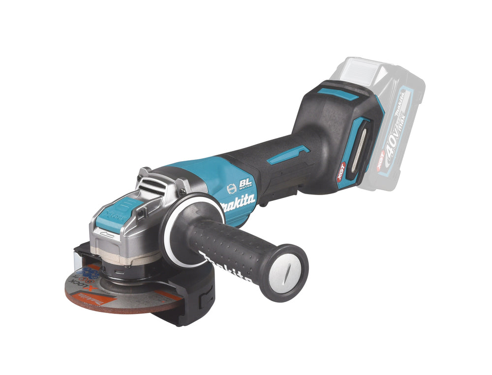 Makita Akku-Winkelschleifer – 40V max., 125 mm Scheiben, mit AFT, X-LOCK & Motorbremse - GA047GZ