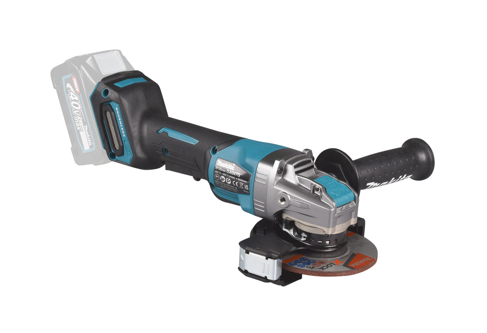 Makita Akku-Winkelschleifer – 40V max., 125 mm Scheiben, mit AFT, X-LOCK & Motorbremse - GA047GZ
