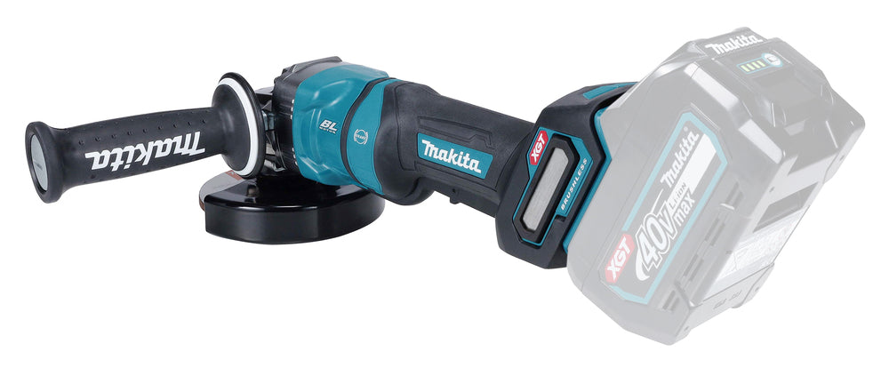 Makita Akku-Winkelschleifer – 40V max., 125 mm Scheiben, mit AFT, XPT & Motorbremse - GA050GZ