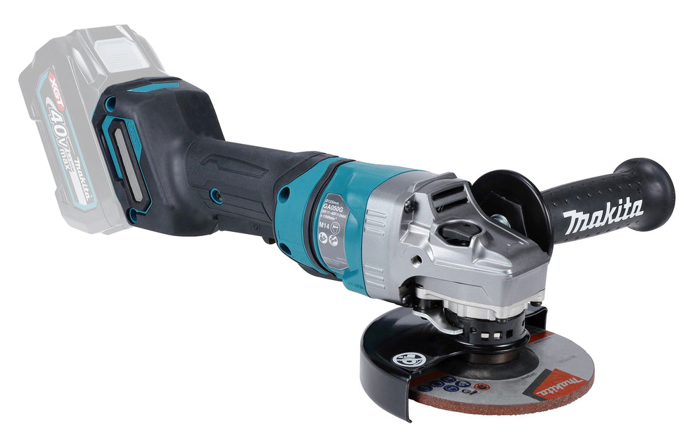 Makita Akku-Winkelschleifer – 40V max., 125 mm Scheiben, mit AFT, XPT & Motorbremse - GA050GZ