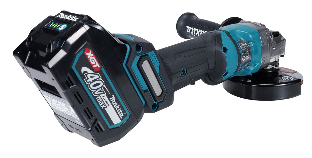 Makita Akku-Winkelschleifer – 40V max., 125 mm Scheiben, mit AFT, XPT & Motorbremse - GA050GM201