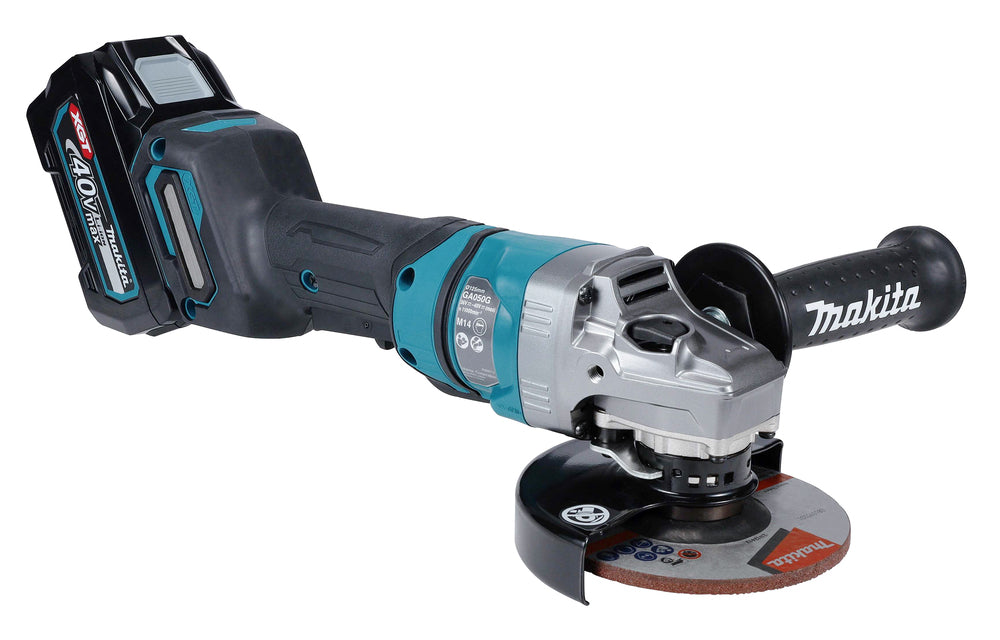 Makita Akku-Winkelschleifer – 40V max., 125 mm Scheiben, mit AFT, XPT & Motorbremse - GA050GM201