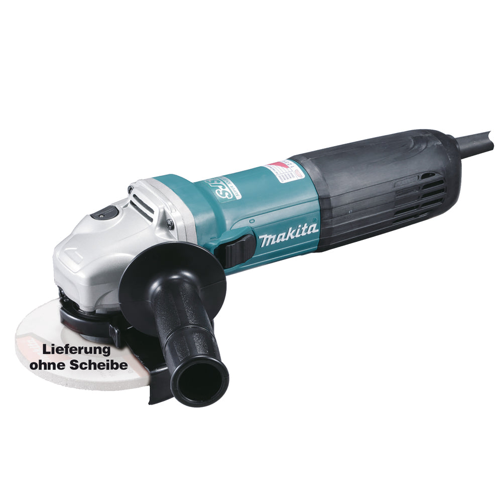 Makita Winkelschleifer – 1.400 W, 125 mm Scheiben, mit SJS II, AVT & variabler Drehzahl - GA5040CZ1
