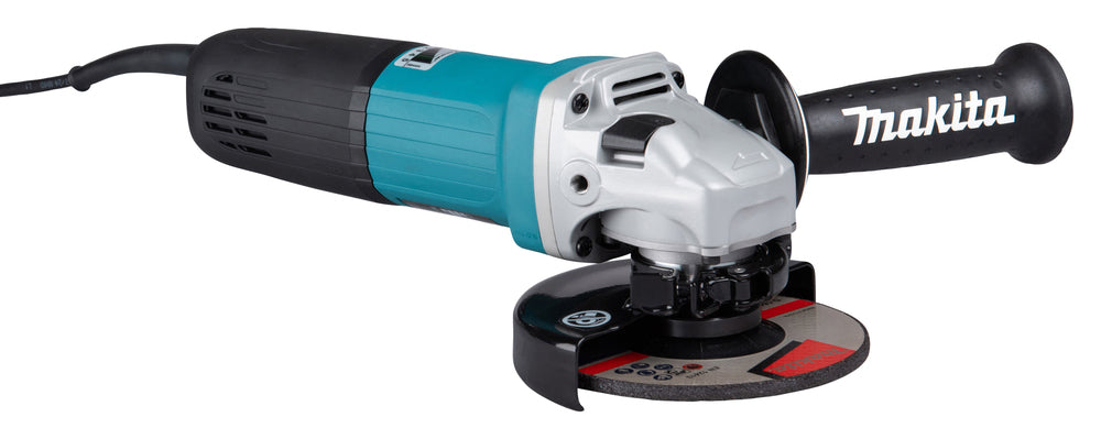 Makita Winkelschleifer – 1.400 W, 125 mm Scheiben, mit SJS II, AVT & variabler Drehzahl - GA5040CZ1