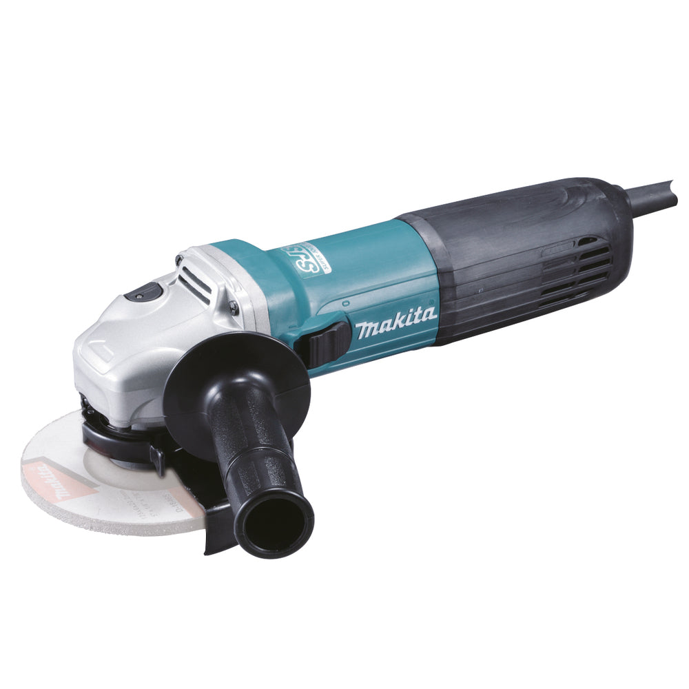 Makita Winkelschleifer – 1.100 W, 125 mm Scheiben, mit SJS II & Wiederanlaufschutz - GA5040RZ1