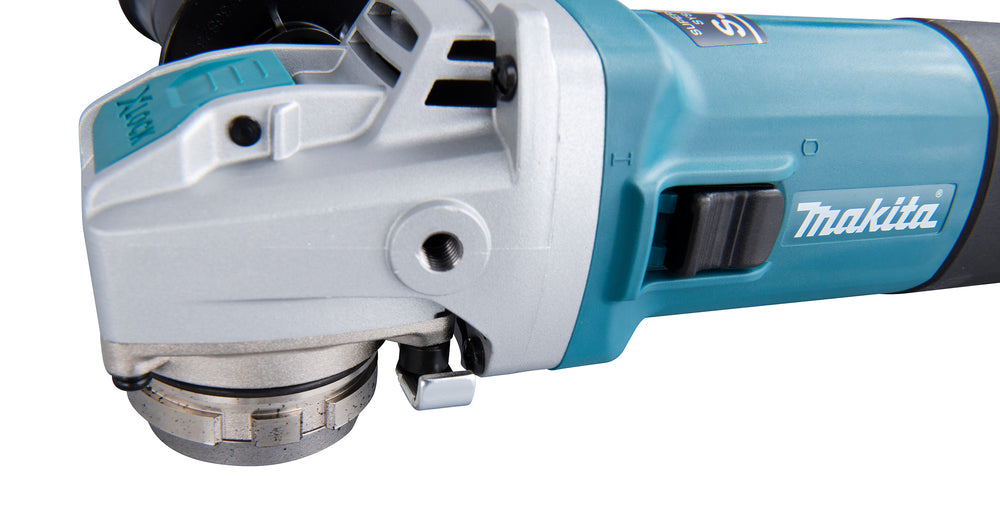 Makita Winkelschleifer – 1.400 W, 125 mm Scheiben, mit X-LOCK & SJS - GA5080RX02