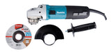 Makita Winkelschleifer – 1.400 W, 125 mm Scheiben, mit X-LOCK & SJS - GA5080RX02