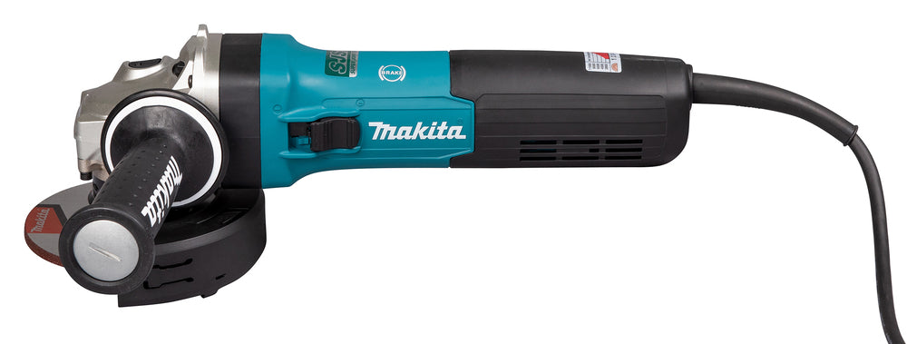 Makita Winkelschleifer – 1.900 W, 125 mm Scheiben, mit SJS II, AFT & Motorbremse - GA5091X01