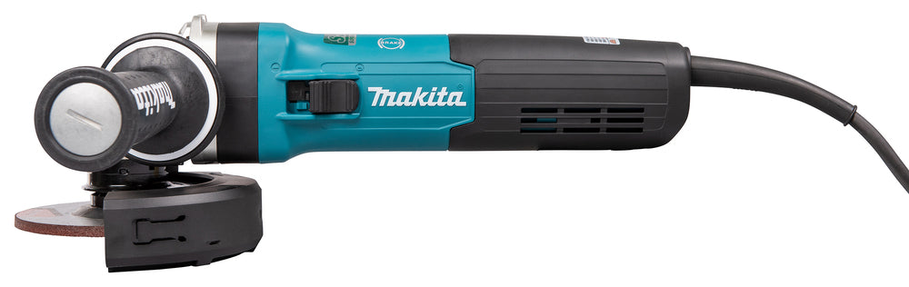 Makita Winkelschleifer – 1.900 W, 125 mm Scheiben, mit SJS II, AFT & Motorbremse - GA5091X01
