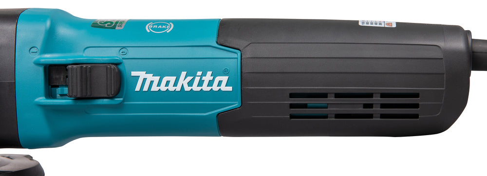 Makita Winkelschleifer – 1.900 W, 125 mm Scheiben, mit SJS II, AFT & Motorbremse - GA5091X01