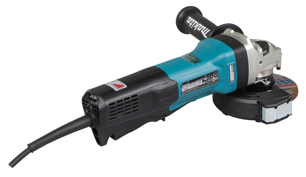 Makita Winkelschleifer – 1.900 W, 125 mm Scheiben, mit SJS II, AFT & Motorbremse - GA5093X01