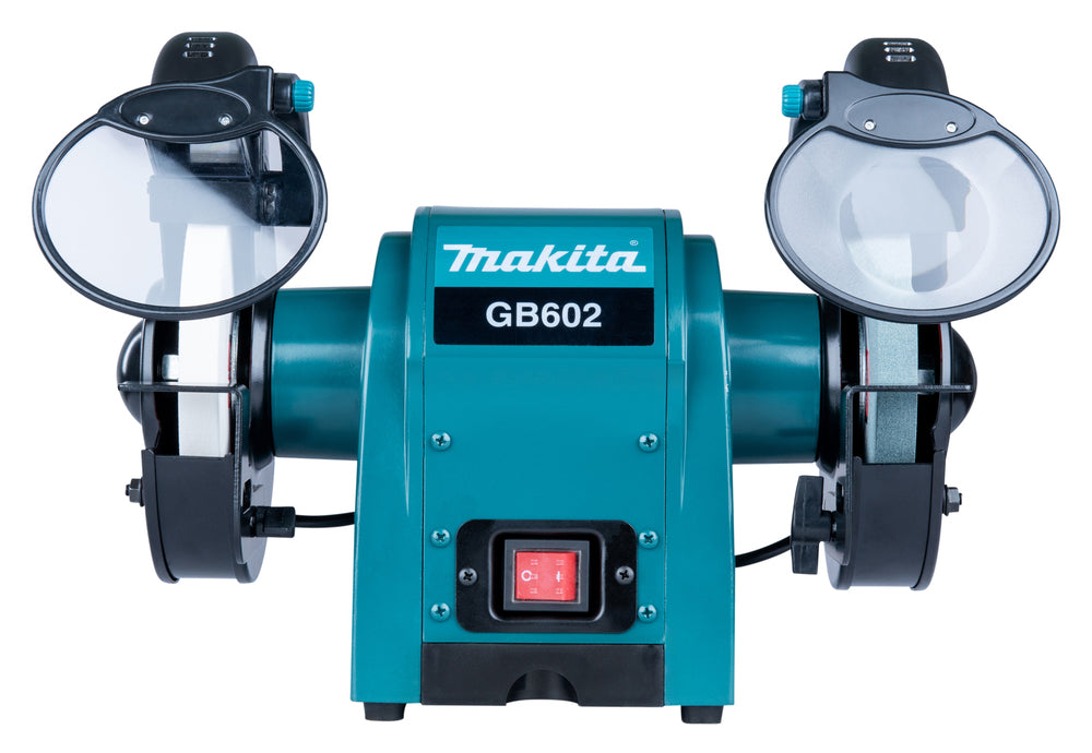 Makita Doppelschleifbock – 250 W, 150 mm Scheiben, leise & vibrationsarm - GB602