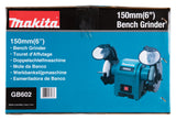 Makita Doppelschleifbock – 250 W, 150 mm Scheiben, leise & vibrationsarm - GB602