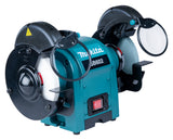 Makita Doppelschleifbock – 250 W, 150 mm Scheiben, leise & vibrationsarm - GB602