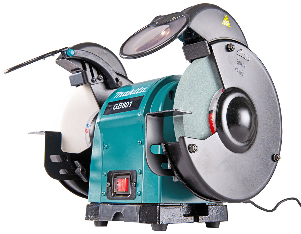 Makita Doppelschleifbock – 550 W, 205 mm Scheiben, leise & vibrationsarm - GB801