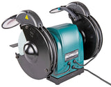 Makita Doppelschleifbock – 550 W, 205 mm Scheiben, leise & vibrationsarm - GB801