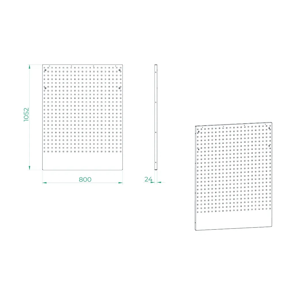 TOOLBOX4YOU Bullram - Werkzeugwand für Eckschrank Element – GC01GC1331