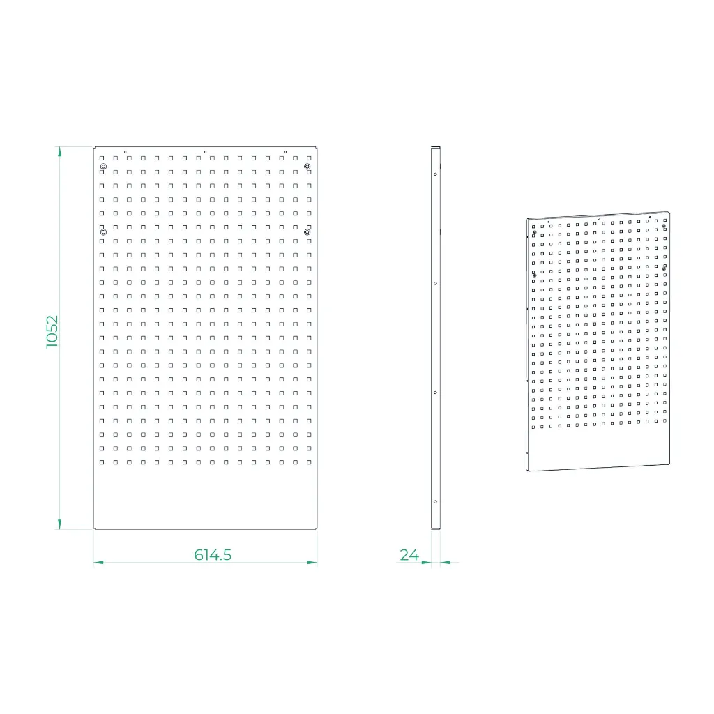 TOOLBOX4YOU Bullram - Werkzeugwand Element – GC10BP