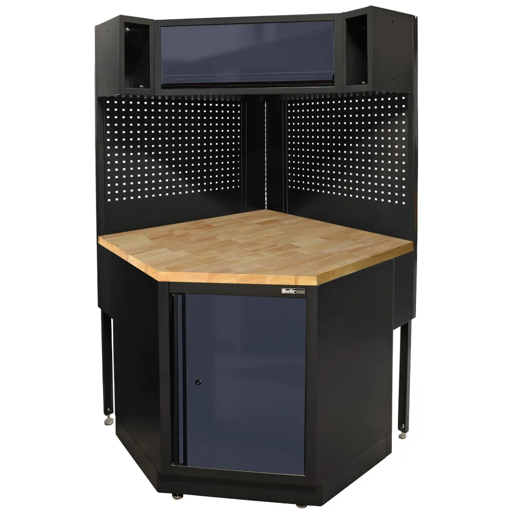 Bullram Werkstattmodul 4 STARX DEEP Ecklösung mit 620 mm Arbeitsplatten - GCMOD4E
