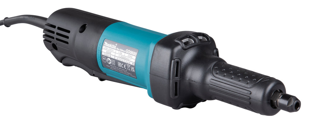 Makita Geradschleifer – 6 mm Spannhülse, 25.000 min⁻¹, schlank & mit Paddelschalter - GD0600