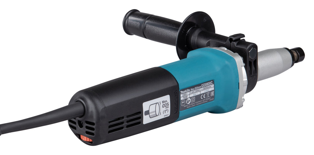 Makita Geradschleifer – 8 mm Spannhülse, 7.000–28.000 min⁻¹, SJS & Konstantelektronik - GD0800C