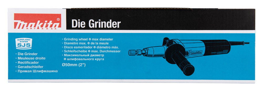 Makita Geradschleifer – 8 mm Spannhülse, 1.800–7.000 min⁻¹, SJS & Konstantelektronik - GD0810C