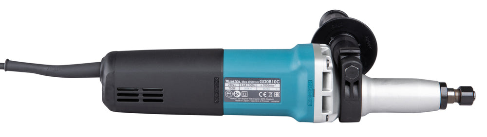 Makita Geradschleifer – 8 mm Spannhülse, 1.800–7.000 min⁻¹, SJS & Konstantelektronik - GD0810C
