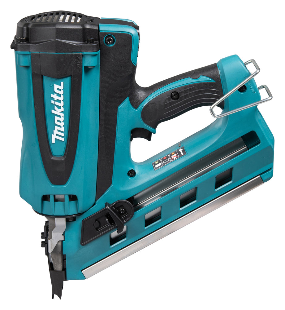 Makita Akku-Gasnagler 7,2V – 34° Clipped Head, bis 90 mm, ohne Kompressor - GN900SE