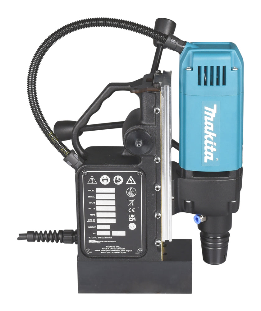 Makita Magnet-Kernbohrmaschine – mit Weldon-Aufnahme, Öltank & Magnetfuß - HB350