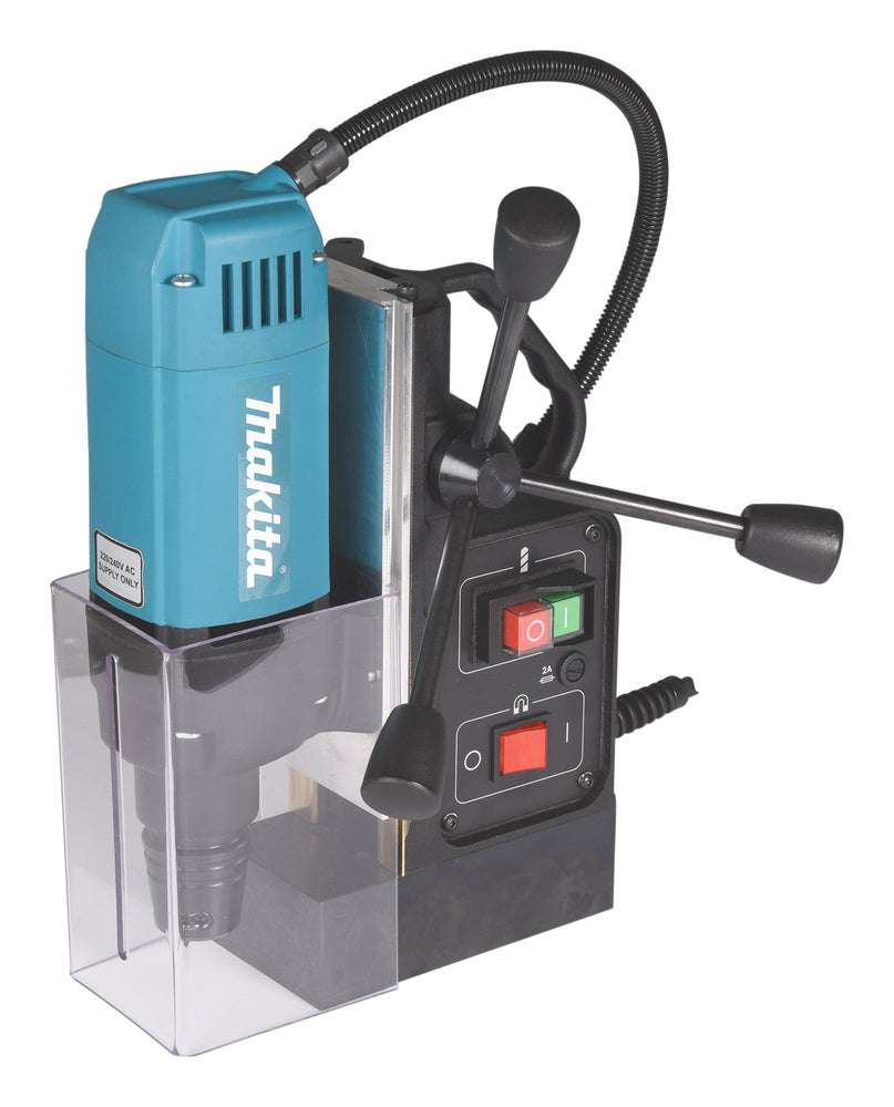 Makita Magnet-Kernbohrmaschine – mit Weldon-Aufnahme, Öltank & Magnetfuß - HB350