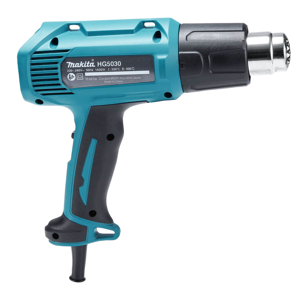 Makita Heißluftgebläse – 1.600 W, 2 Temperatur- & Luftstromstufen, mit Überhitzungsschutz - HG5030K