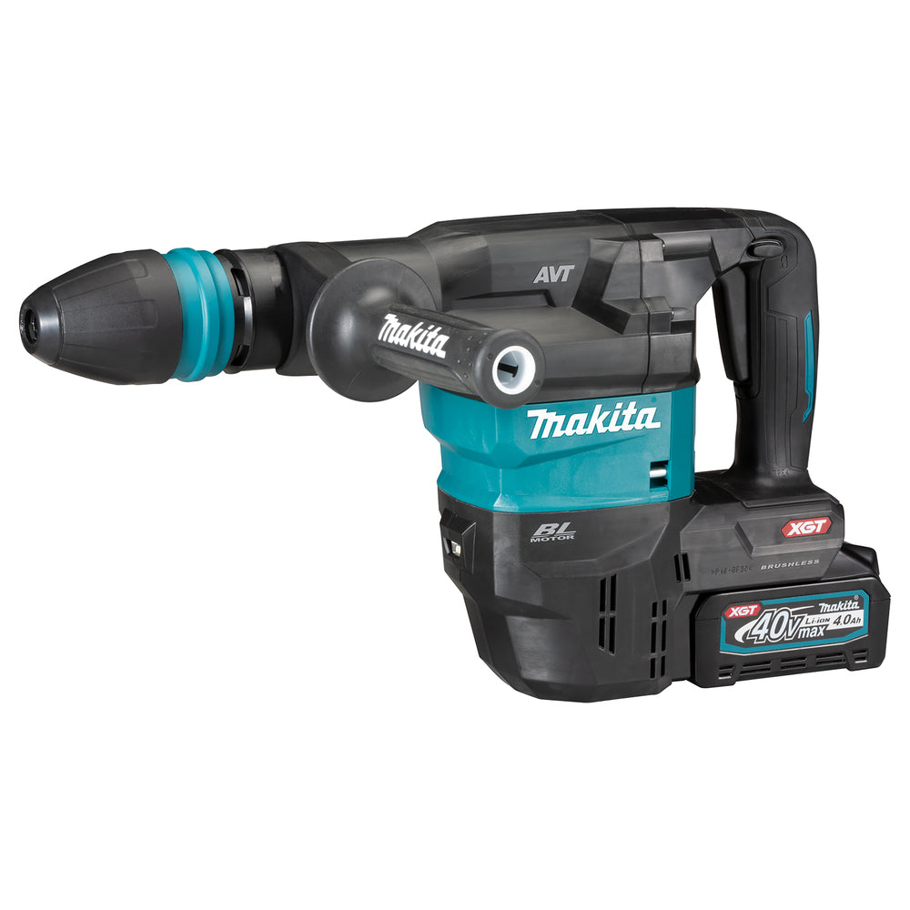 Makita Akku-Stemmhammer HM001G – 40V max., SDS-MAX, 9,4 J Schlagstärke & nur 7,1 kg - HM001GM201