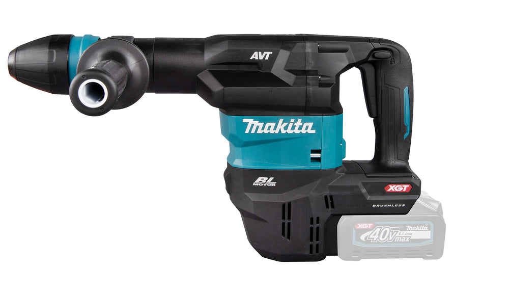 Makita Akku-Stemmhammer HM001G – 40V max., SDS-MAX, 9,4 J Schlagstärke & nur 7,1 kg - HM001GZ02