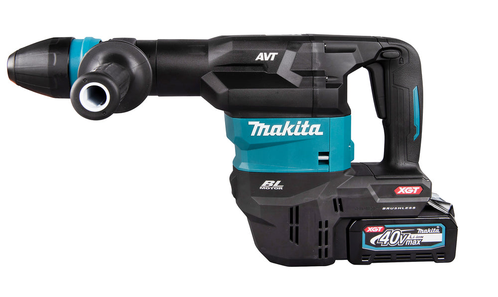 Makita Akku-Stemmhammer HM001G – 40V max., SDS-MAX, 9,4 J Schlagstärke & nur 7,1 kg - HM001GM201