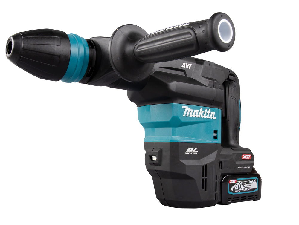 Makita Akku-Stemmhammer HM001G – 40V max., SDS-MAX, 9,4 J Schlagstärke & nur 7,1 kg - HM001GM201