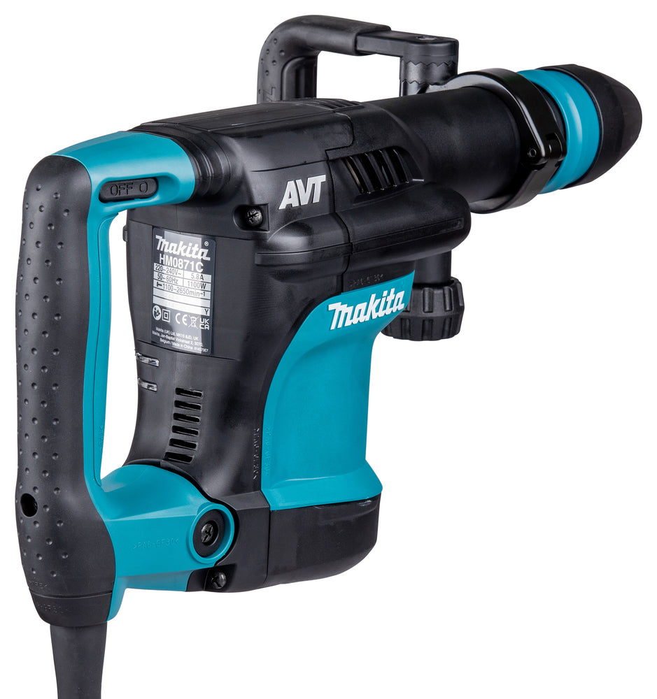 Makita Stemmhammer SDS-MAX – 1.100 W, 8,1 J Schlagstärke, AVT & variabler Schlagzahl - HM0871C