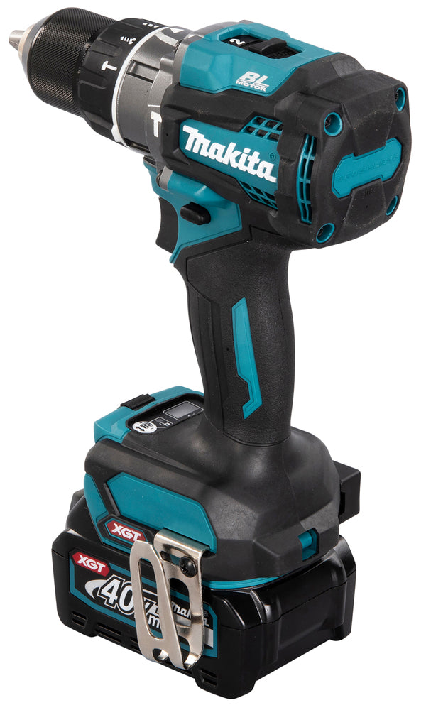 Makita Akku-Schlagbohrschrauber – 40V max., inkl. 2x 2,5 Ah Akkus, Ladegerät & MAKPAC - HP001GD201