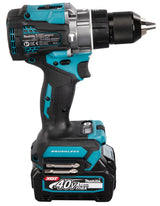 Makita Akku-Schlagbohrschrauber – 40V max., inkl. 2x 2,5 Ah Akkus, Ladegerät & MAKPAC - HP001GD201