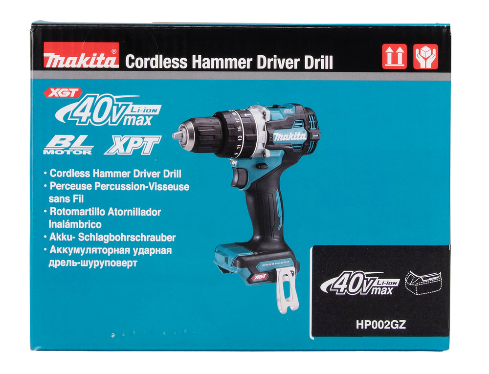 Makita Akku-Schlagbohrschrauber – 18V, 70 Nm Drehmoment, bürstenlos & kompakt - HP002GZ