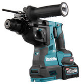 Makita Akku-Kombihammer SDS-MAX – 40V max., inkl. 2x 4,0 Ah Akkus, Ladegerät & MAKPAC - HR003GM201
