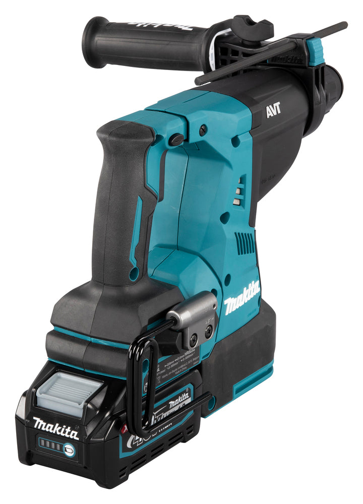 Makita Akku-Kombihammer SDS-MAX – 40V max., inkl. 2x 4,0 Ah Akkus, Ladegerät & MAKPAC - HR003GM201