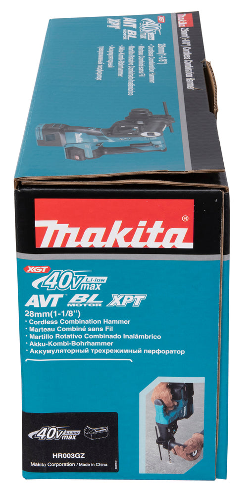 Makita Akku-Kombihammer SDS-MAX – 40V max., solo im Karton - HR003GZ