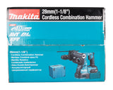 Makita Akku-Kombihammer SDS-MAX – 40V max., inkl. 2x 4,0 Ah Akkus, Ladegerät & MAKPAC - HR004GM201